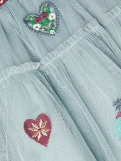 Monsoon Jupe en tulle avec ornements cœur Discount
