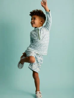 KIDLY by MORI Short de bain bleu Hot