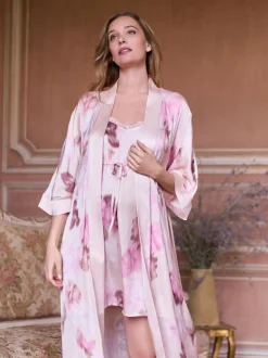 Seraphine Kimono de grossesse en satin Best