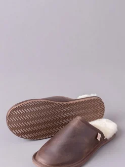 Lakeland Leather Pantoufles Curseur en cuir pour hommes Sale