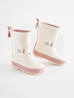 Next Lapin blanc - Bottes de pluie Discount
