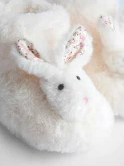 Jojo Maman Bébé Lapin blanc - Chaussons bottes en peluche Clearance