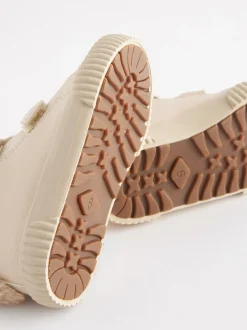 Next Lapin blanc os - Baskets montantes à lanières à fermeture par effleurement Clearance