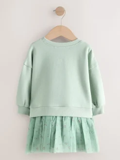 Next - Robe de soirée en sweat (3 mois-7 ans) Lapin bleu Best
