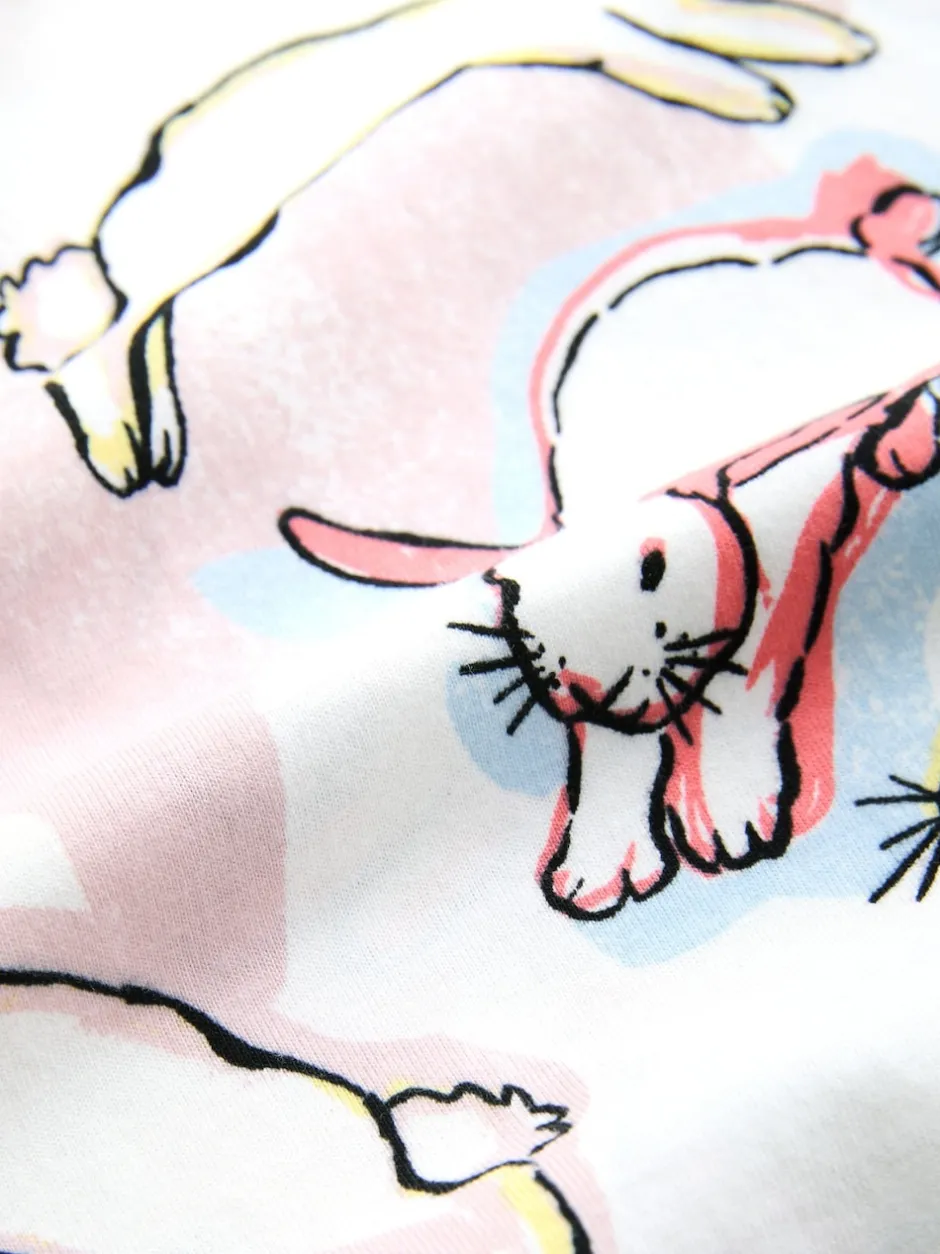 Next Lapin écru/rose - Pyjama à manches longues