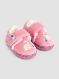 Jojo Maman Bébé Lapin rose - Chaussons licorne Clearance