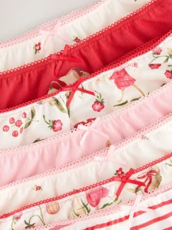 Next - Paquet de slips 7 (1.5-12ans) Lapin rouge