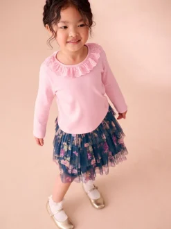 Laura Ashley ensemble haut et jupe côtelé à manches longues Discount