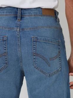 Threadbare - Jean droit stretch Lavage léger Outlet