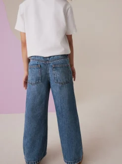 Next - Jeans à jambe large (3-16ans) Lave-vaisselle foncé Online