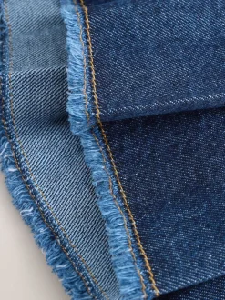 Next Lave-vaisselle foncé - Jupe plissée en jean (3-16ans) Discount