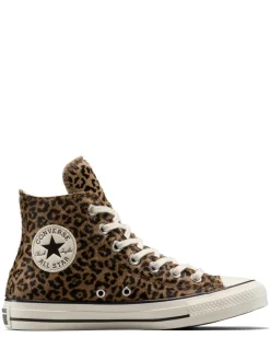 Converse Leopard Marron - Baskets Chuck Taylor en daim sur l’ensemble Clearance