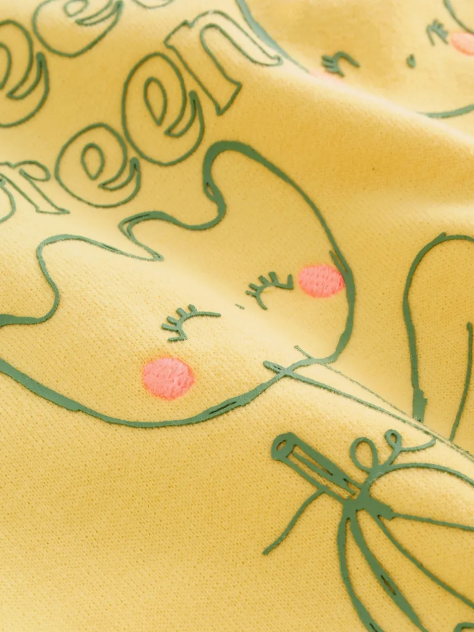 Next - Sweat à col ras du cou (3mths-7yrs) Légumes jaunes Clearance