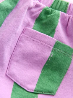 Next - Ensemble Sweat-shirt et jogging Coupe ballon (3mois -7ans) Licorne à rayures roses Discount