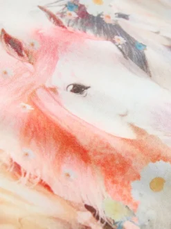 Next Licorne blanche - Lot de 3 t-shirts à manches volantées (3-16ans) New