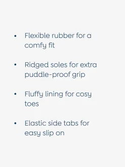 Jojo Maman Bébé - Bottes de pluie courtes confortables à imprimé Licorne bleu marine/rose