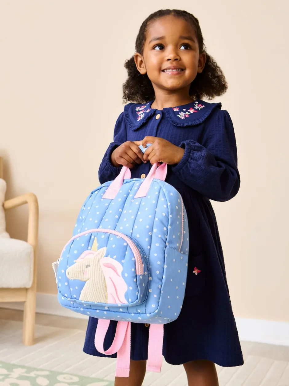 Jojo Maman Bébé Licorne bleue - Sac à dos Character