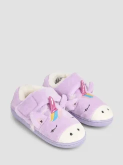 Jojo Maman Bébé Licorne lilac - Chaussons licorne Discount