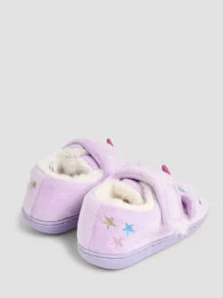 Jojo Maman Bébé Licorne lilac - Chaussons licorne Discount
