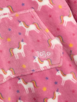 Jojo Maman Bébé Licorne rose - Couverture douillette à capuche Best