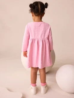 Next - Robe ornée à manches longues (3mois7ans) Licorne rose Discount