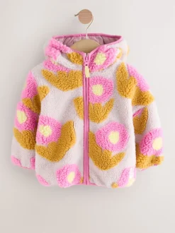 Next Lilas imprimé floral - Polaire zippée (3mois-7ans) New