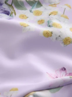 Next Lilas violet à fleurs - Ensemble de natation Sunsafe (3mths-7yrs) Outlet