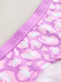 Next - Slips hipsters 7 (2-16ans) Lilas/bleu sarcelle