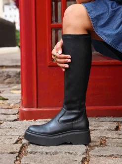 Linzi Bruna Platform High Leg Extensible Bottes Online