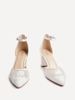 Linzi talons de cour en dentelle florale Essence Discount