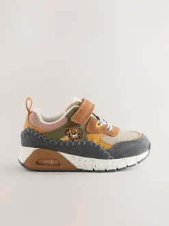 Next - Entraîneurs en dentelle élastique Lion Marron Clearance