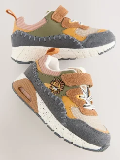 Next - Entraîneurs en dentelle élastique Lion Marron Clearance