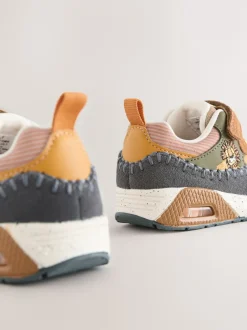 Next - Entraîneurs en dentelle élastique Lion Marron Clearance