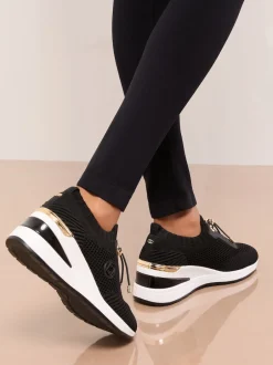 Lipsy Baskets de sport Tapis de couloir Compensée Milieu en maille Discount