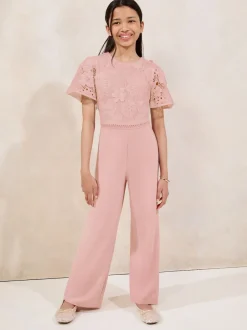 Lipsy Combinaison 2-en-1 à manches évasées en dentelle (5-16ans) Hot