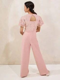 Lipsy Combinaison 2-en-1 à manches évasées en dentelle (5-16ans) Hot