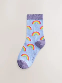 Little Bird by Jools Oliver Arc-en-ciel Chaussettes 5 Lot Discount