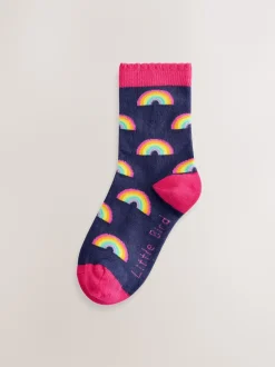 Little Bird by Jools Oliver Arc-en-ciel Chaussettes 5 Lot Discount