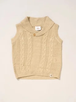 Little Gent True Knit Gilet, Body, Pantalons et Nœud papillon Marron Ensemble Online