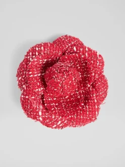 LK Bennett Corsage en coton rouge Outlet