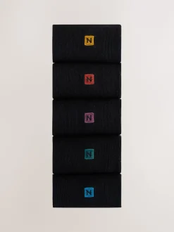 Next Logo vert/bleu/rouge - Chaussettes fraîches brodées durables