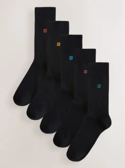 Next Logo vert/bleu/rouge - Chaussettes fraîches brodées durables