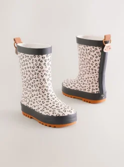 Next Léopard neutre - Bottes de pluie Clearance