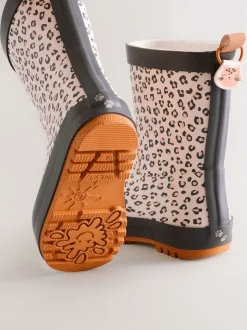 Next Léopard neutre - Bottes de pluie Clearance