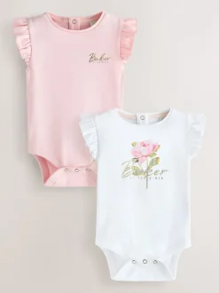 Baker by Ted Baker Lot de 2 bodys à volants Discount