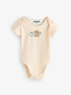 Moschino Lot de 2 bodys à logo bébé avec coffret cadeau Sale