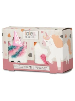 Totes Lot de 2 chaussettes-chaussons très douces Toasties pour Filles Discount