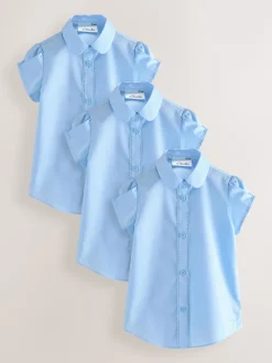 Clarks Lot de 3 chemises d’école à manches courtes fille