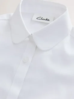 Clarks Lot de 2 chemises d’école à manches longues à volants