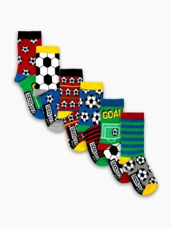 United Odd Socks Lot de 6 paires de Chaussettes Garçons Football Kick New
